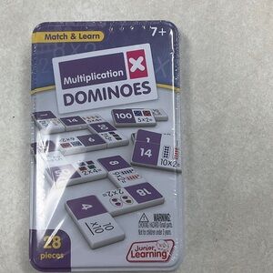 Multiplication Dominoes - Purple
